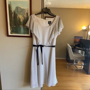 Adrianna Papell - Romantic Polka Dot Dress - sz 10